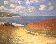 Claude Monet Path in the Wheat Fields at Pourville Sweden oil painting artist